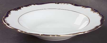 Admiral Cobalt Blue Rim Soup Bowl