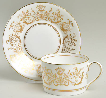 Allegro Flat Cup & Saucer Set