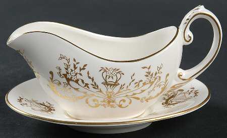 Allegro Individual Gravy Boat & Plate