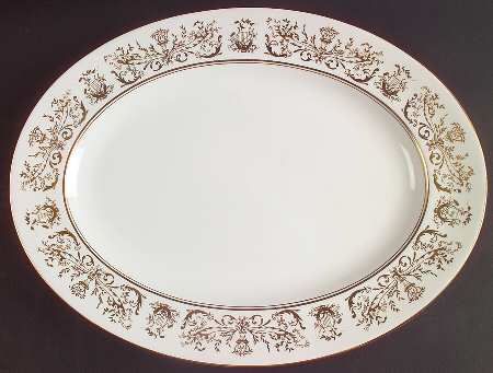 Allegro 15" Oval Serving Platter