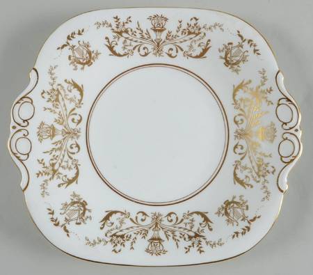 Allegro Square Handled Cake Plate