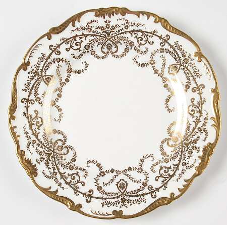 Anniversary White Salad Plate