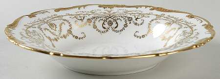 Anniversary White Large Rim Soup Bowl