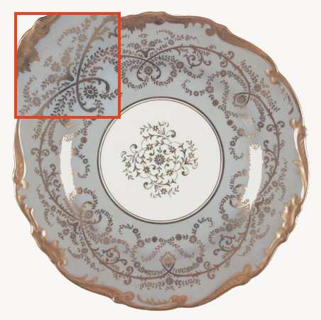 Anniversary Gray Salad Plate