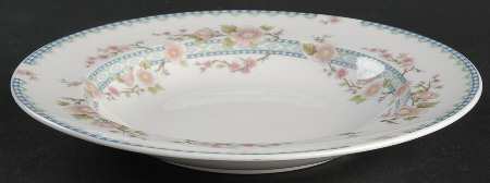 April Large Rim Soup Bowl