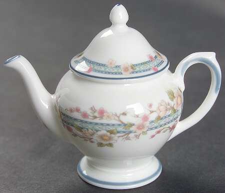 April Miniature Teapot & Lid