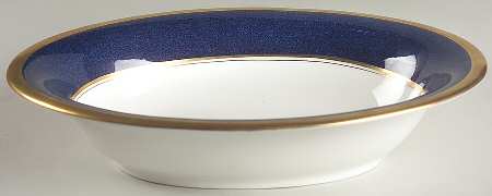 Athlone Blue 9" Oval Vegetable Bowl