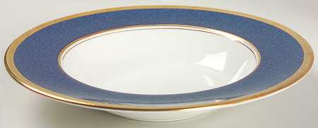 Athlone Blue Rim Soup Bowl