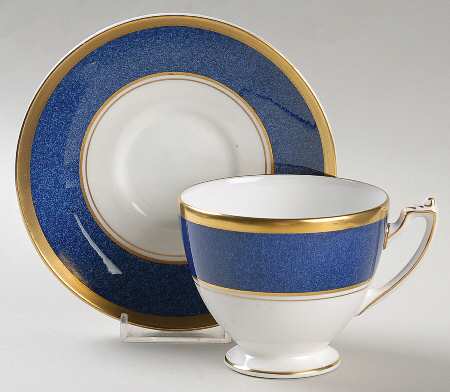 Athlone Blue Footed Cup & Saucer Set