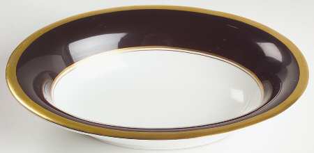 Athlone Brown 9" Oval Vegetable Bowl