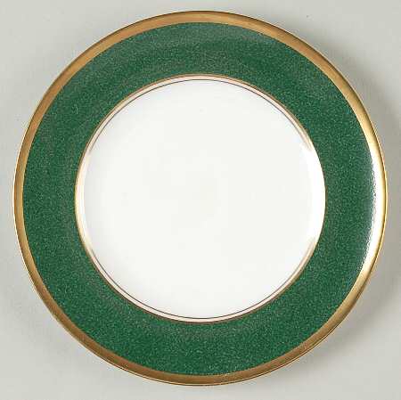 Athlone Green Bread & Butter Plate