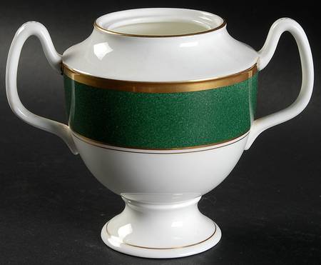 Athlone Green Sugar Bowl No Lid