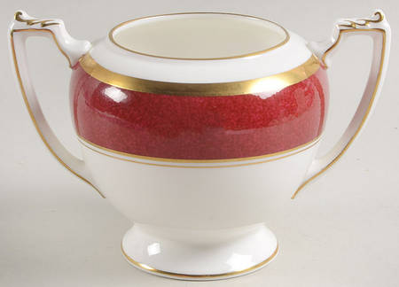 Athlone Marone (Ruby) Sugar Bowl No Lid