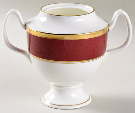 Athlone Marone (Ruby) Sugar Bowl No Lid