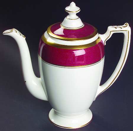 Athlone Marone (Ruby) Coffee Pot & Lid