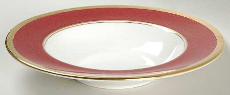 Athlone Marone (Ruby) Rim Soup Bowl