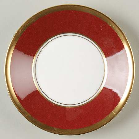 Athlone Marone (Ruby) Saucer for Flat Cup