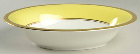 Athlone Yellow 9" Oval Vegetable Bowl