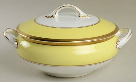 Athlone Yellow Round Covered Vegetable