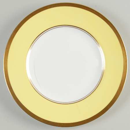 Athlone Yellow Luncheon Plate