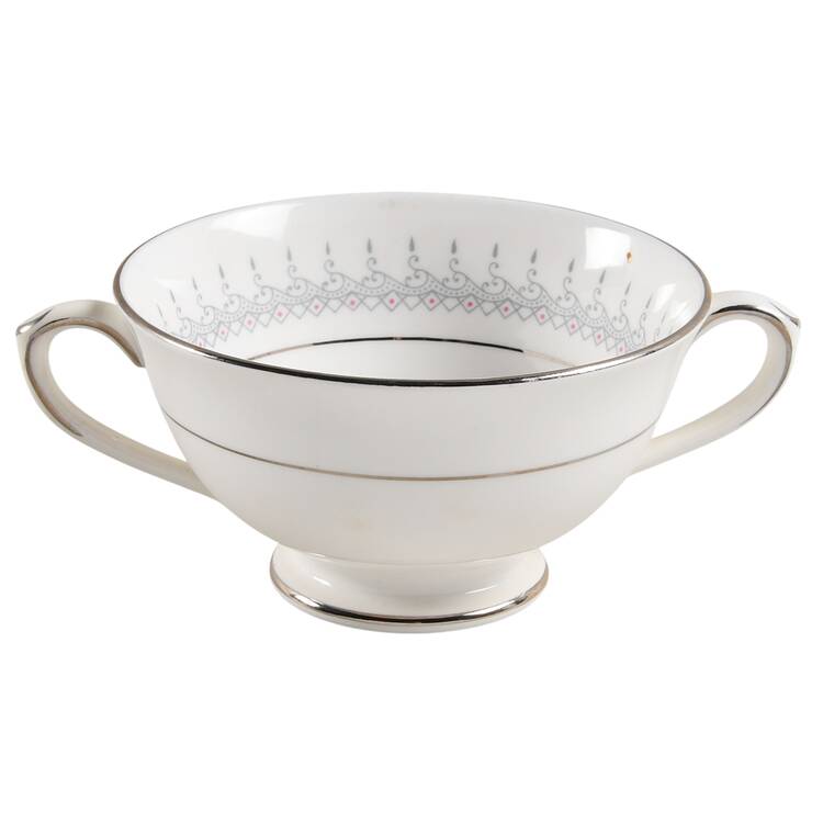 Avon Footed Cream Soup Bowl