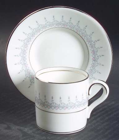 Avon Flat Demitasse Cup & Saucer Set