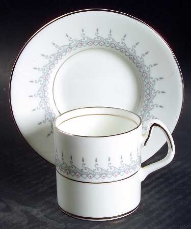 Avon Flat Demitasse Cup & Saucer Set