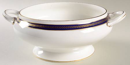 Blue Wheat Tureen No Lid