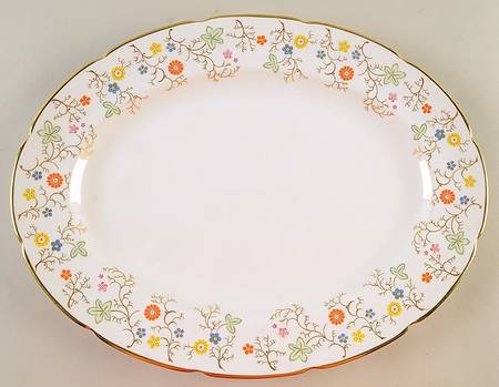 Brookdale  15" Oval Serving Platter