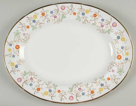 Brookdale  13" Oval Serving Platter