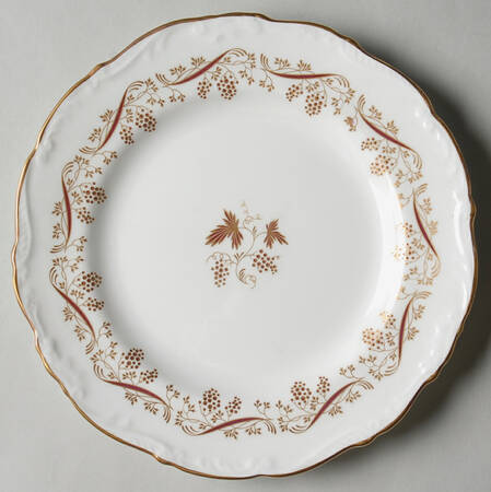 Burgundy Salad Plate