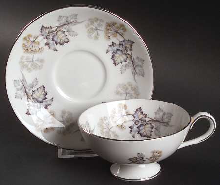 Camelot Footed Cup & Saucer Set