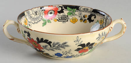 Canton (Cream) Flat Cream Soup Bowl