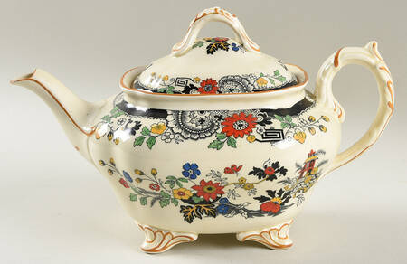 Canton (Cream) Teapot & Lid