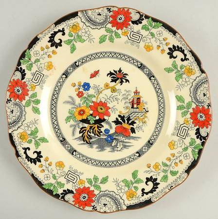Canton (Cream) Luncheon Plate