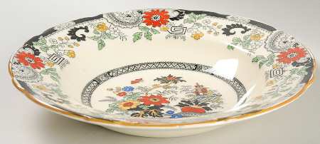 Canton (Cream) Large Rim Soup Bowl