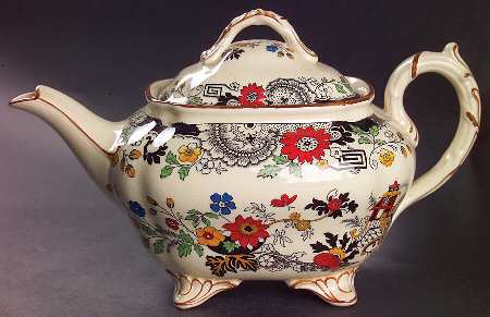 Canton (Cream) Mini Teapot & Lid