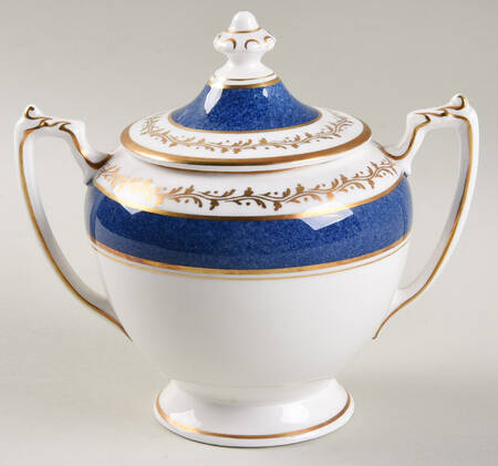 Cardova Cobalt Blue Sugar Bowl & Lid