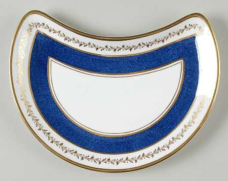 Cardova Cobalt Blue Crescent Salad Plate