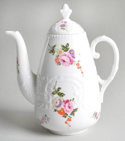 Caughley Sprays Coffee Pot & Lid