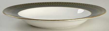 Chateau Green (Smooth Edge) Rim Soup Bowl