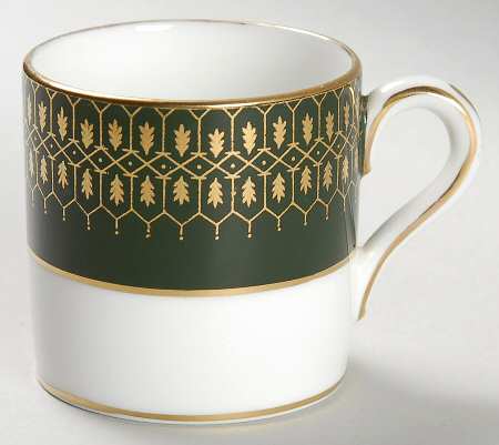 Chateau Green (Smooth Edge) Flat Demitasse Cup
