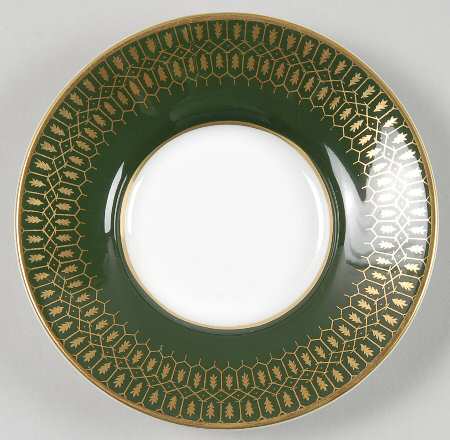 Chateau Green (Smooth Edge) Saucer for Flat Demitasse Cup