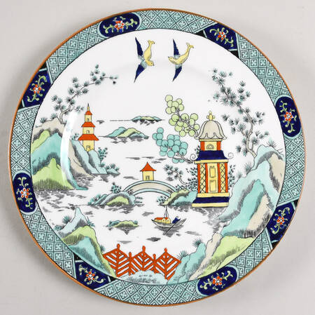 Chinese Willow Luncheon Plate