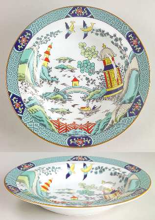 Chinese Willow Rim Soup Bowl