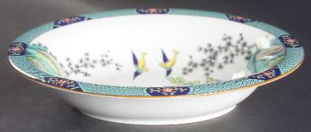 Chinese Willow 9" Oval Vegetable Bowl