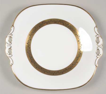 Citation Square Handled Cake Plate