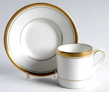 Connoisseur Flat Demitasse Cup & Saucer Set