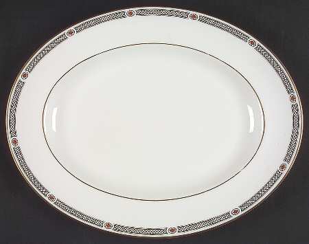 Copley 14" Oval Serving Platter