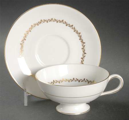Coronet Footed Cup & Saucer Set